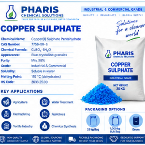 Copper Sulphate Pentahydrate – Industrial & Commercial Grade