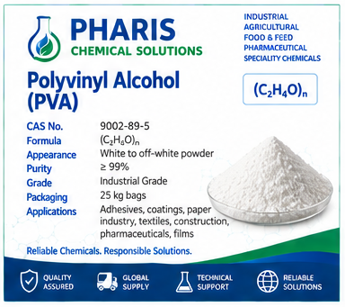 Polyvinyl Alcohol (PVA) Polyvinyl Alcohol (PVA) chemical product – PHARIS CHEMICAL SOLUTIONS
